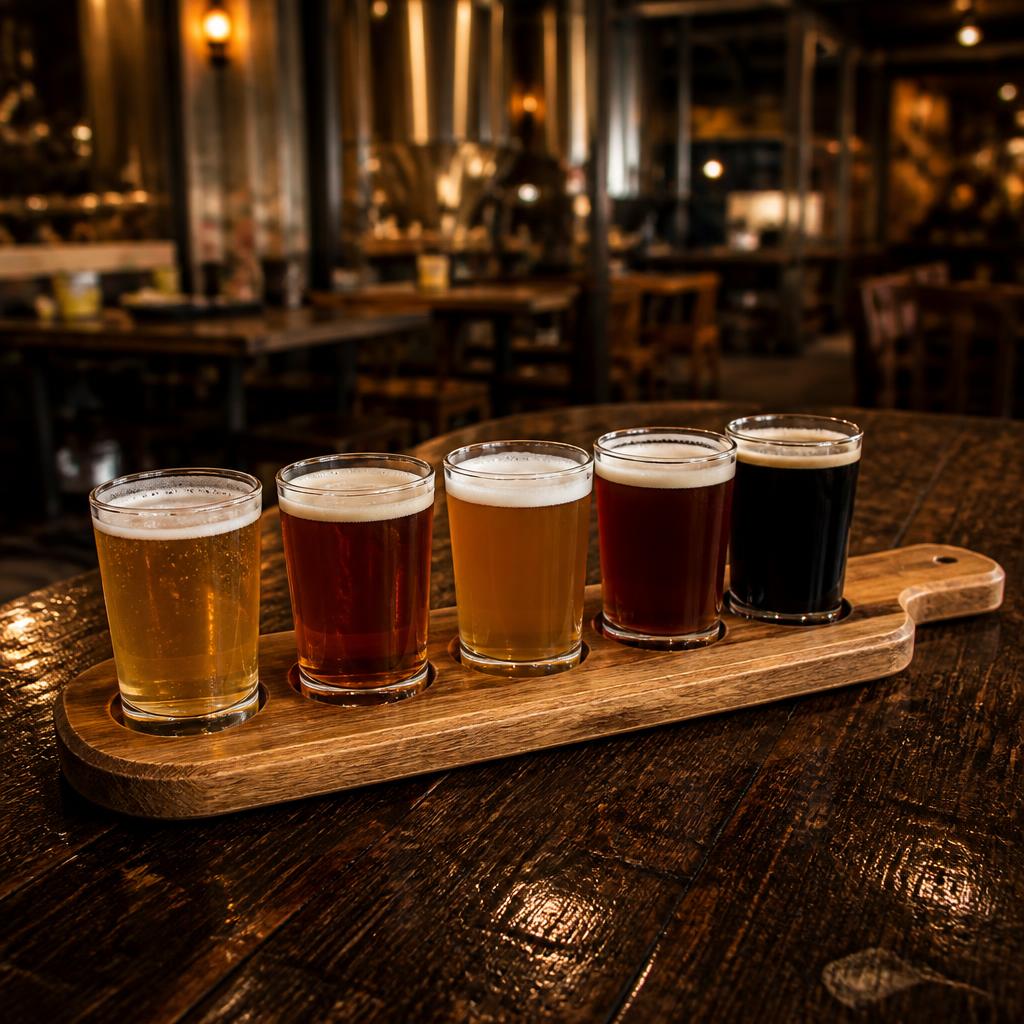 The beer flight
